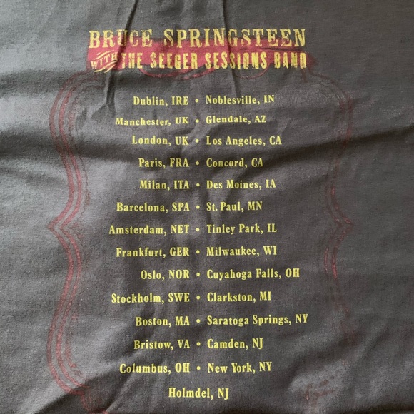 NWOT Bruce Springsteen Seeger Sessions Tour Official Tee - XL - Picture 8 of 8